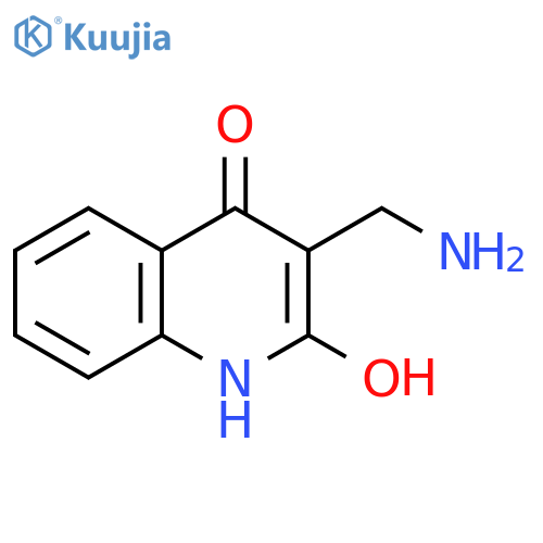3-(aminomethyl)-2-hydroxy-1,4-dihydroquinolin-4-one structure