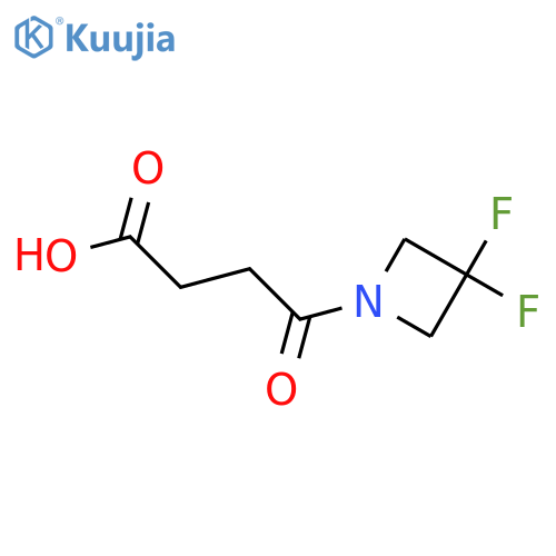 4-(3,3-Difluoroazetidin-1-yl)-4-oxobutanoic acid structure