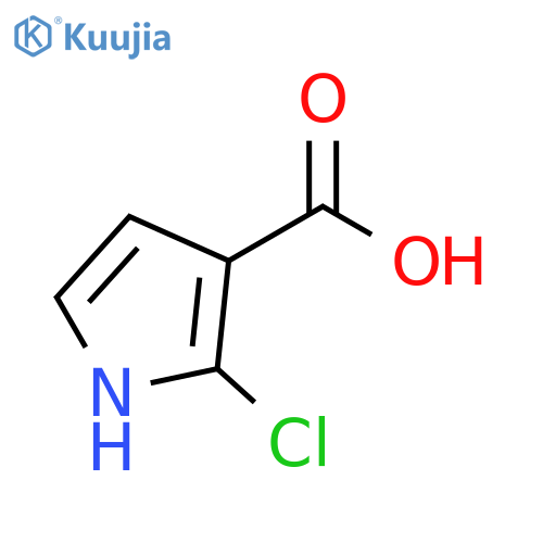 2-chloro-1H-pyrrole-3-carboxylic acid structure