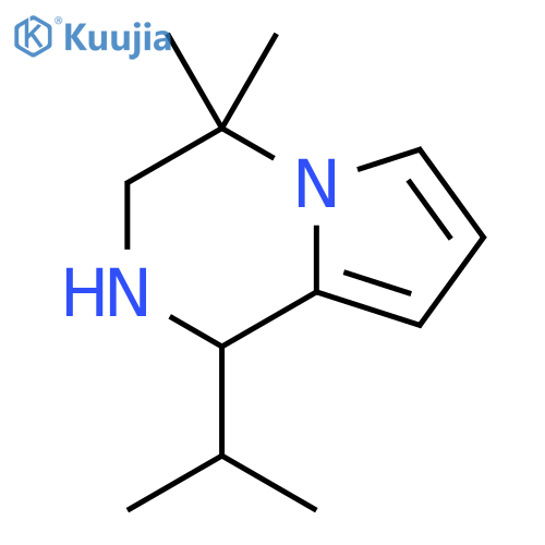1-Isopropyl-4,4-dimethyl-1,2,3,4-tetrahydropyrrolo[1,2-a]pyrazine structure