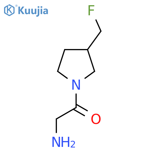 2-Amino-1-(3-(fluoromethyl)pyrrolidin-1-yl)ethan-1-one structure