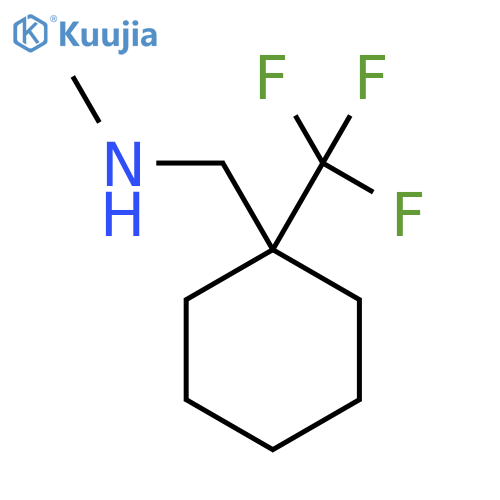 N-Methyl-1-(1-(trifluoromethyl)cyclohexyl)methanamine structure