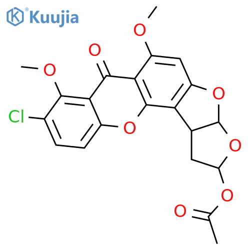 Sterigmatocystin; 9-Chloro, 1,2-dihydro, 2R-acetoxy, 8-Me ether structure