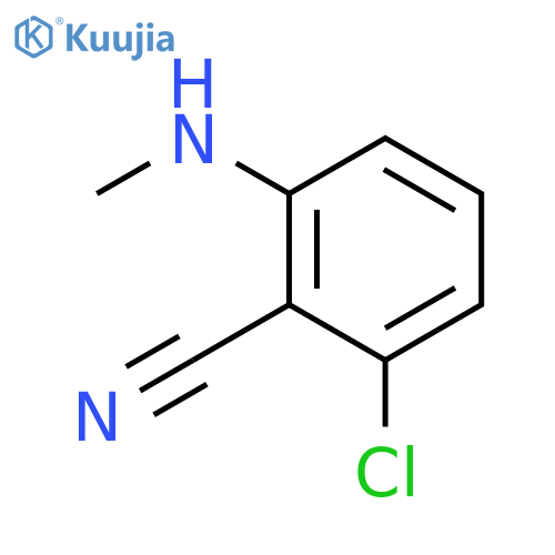 2-Chloro-6-MethylaMino-benzonitrile structure