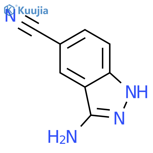 3-Amino-1H-indazole-5-carbonitrile structure