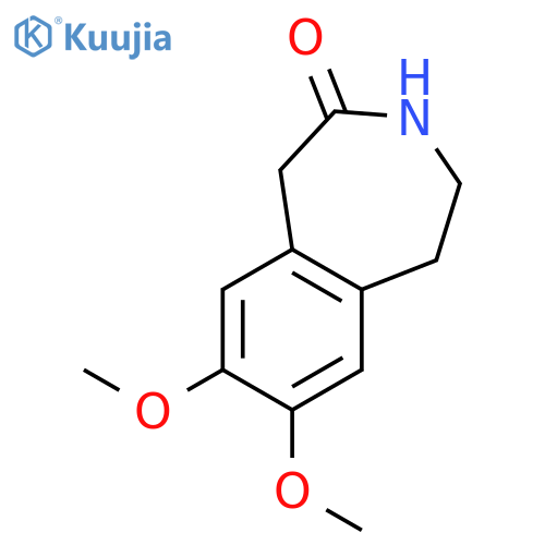 7,8-dimethoxy-1,3,4,5-tetrahydrobenzodazepin-2-one structure