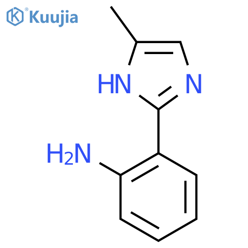 2-(4-Methyl-1H-imidazol-2-yl)aniline structure