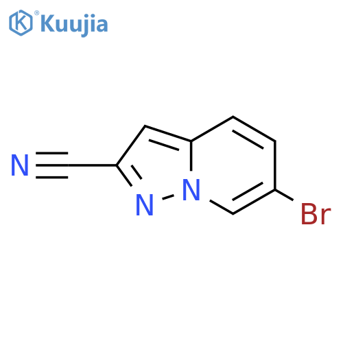 6-Bromopyrazolo[1,5-a]pyridine-2-carbonitrile structure