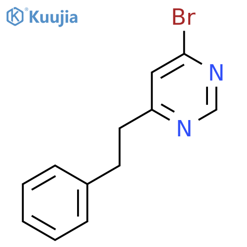 4-Bromo-6-phenethylpyrimidine structure