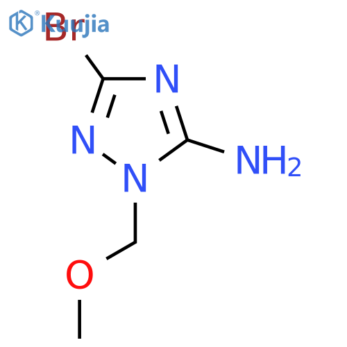3-Bromo-1-(methoxymethyl)-1h-1,2,4-triazol-5-amine structure