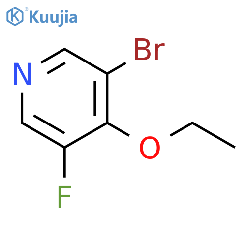 Pyridine, 3-bromo-4-ethoxy-5-fluoro- structure