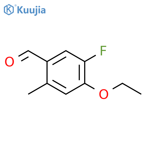 4-Ethoxy-5-fluoro-2-methylbenzaldehyde structure
