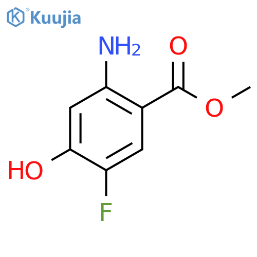 Methyl 2-amino-5-fluoro-4-hydroxybenzoate structure