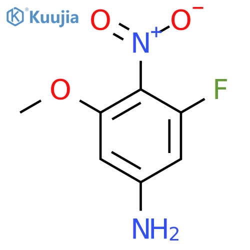 3-Fluoro-5-methoxy-4-nitroaniline structure