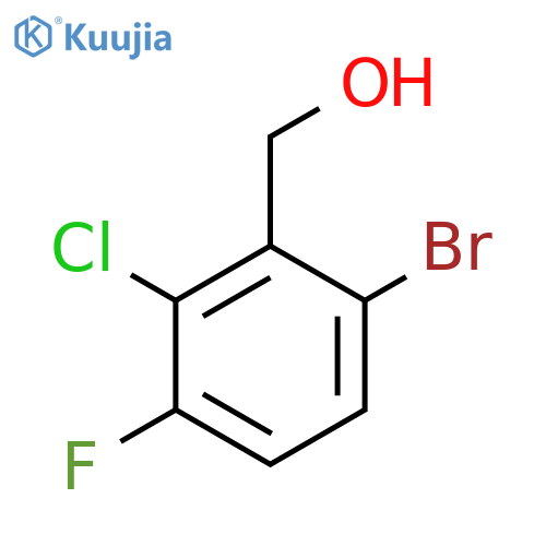 BrC1=CC=C(C(=C1CO)Cl)F structure