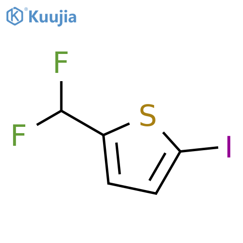 2-(Difluoromethyl)-5-iodo-thiophene structure