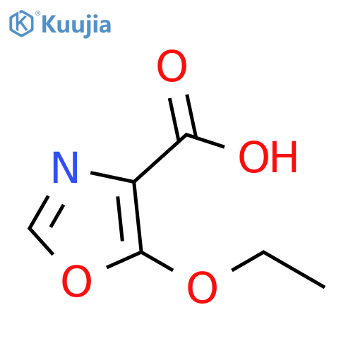5-ethoxy-1,3-oxazole-4-carboxylic acid structure
