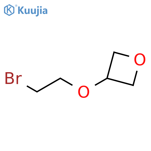 3-(2-bromoethoxy)oxetane structure