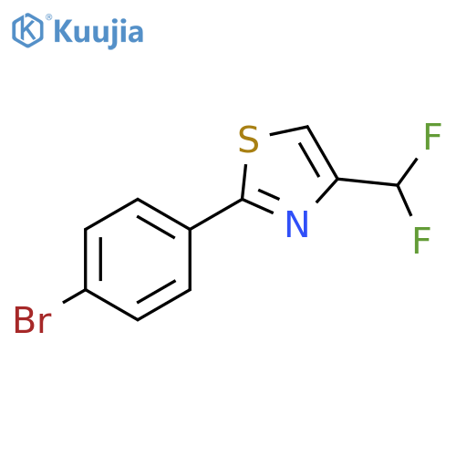 2-(4-Bromophenyl)-4-(difluoromethyl)thiazole structure