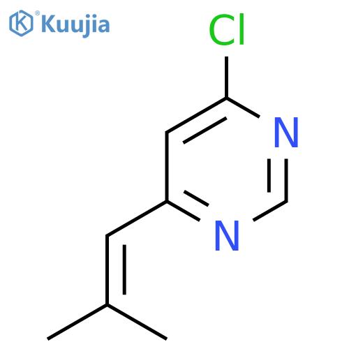 4-Chloro-6-(2-methylprop-1-en-1-yl)pyrimidine structure