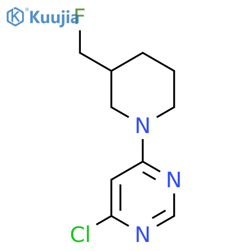 4-Chloro-6-(3-(fluoromethyl)piperidin-1-yl)pyrimidine structure