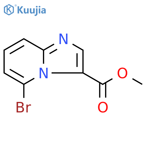 methyl 5-bromoimidazo[1,2-a]pyridine-3-carboxylate structure