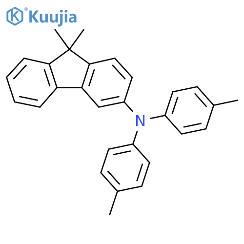 9,9-Dimethyl-N,N-bis(4-methylphenyl)-9H-fluoren-3-amine structure