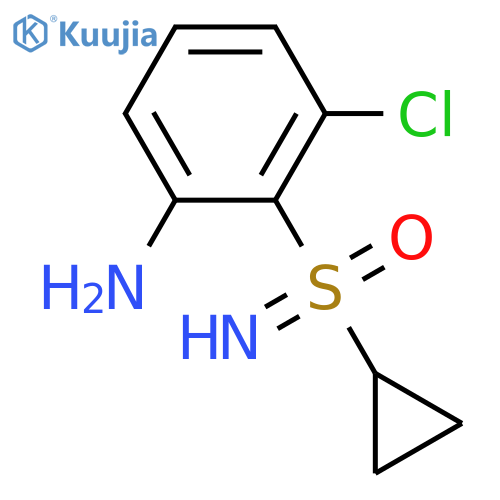 (2-amino-6-chlorophenyl)(cyclopropyl)imino-lambda6-sulfanylone structure