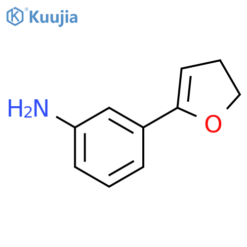 3-(4,5-dihydrofuran-2-yl)aniline structure