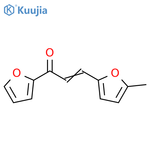 (2E)-1-(furan-2-yl)-3-(5-methylfuran-2-yl)prop-2-en-1-one structure