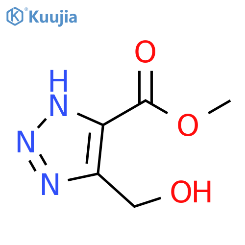 methyl 4-(hydroxymethyl)-1H-1,2,3-triazole-5-carboxylate structure