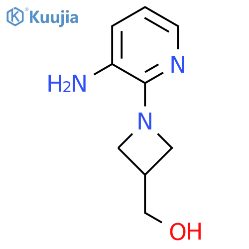 (1-(3-Aminopyridin-2-yl)azetidin-3-yl)methanol structure