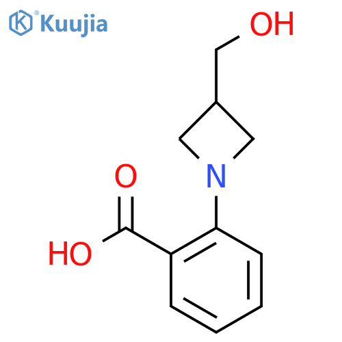 2-(3-(Hydroxymethyl)azetidin-1-yl)benzoic acid structure