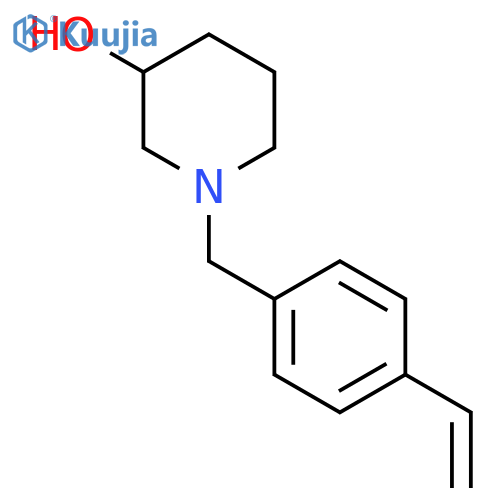 1-(4-Vinylbenzyl)piperidin-3-ol structure