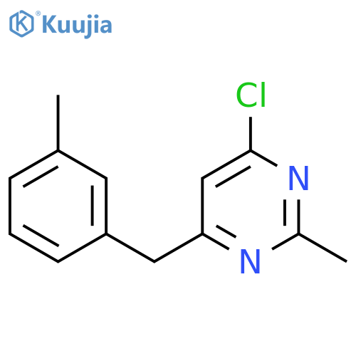 4-Chloro-2-methyl-6-(3-methylbenzyl)pyrimidine structure