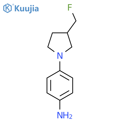 4-(3-(Fluoromethyl)pyrrolidin-1-yl)aniline structure