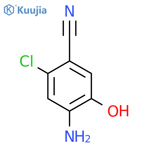 4-Amino-2-chloro-5-hydroxybenzonitrile structure