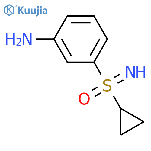 (3-aminophenyl)(cyclopropyl)imino-lambda6-sulfanylone structure