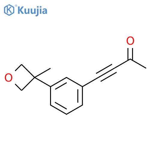 3-Butyn-2-one, 4-[3-(3-methyl-3-oxetanyl)phenyl]- structure