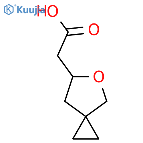 2-(5-Oxaspiro[2.4]heptan-6-yl)acetic acid structure