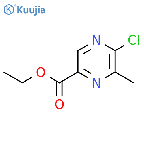 Ethyl 5-chloro-6-methylpyrazine-2-carboxylate structure