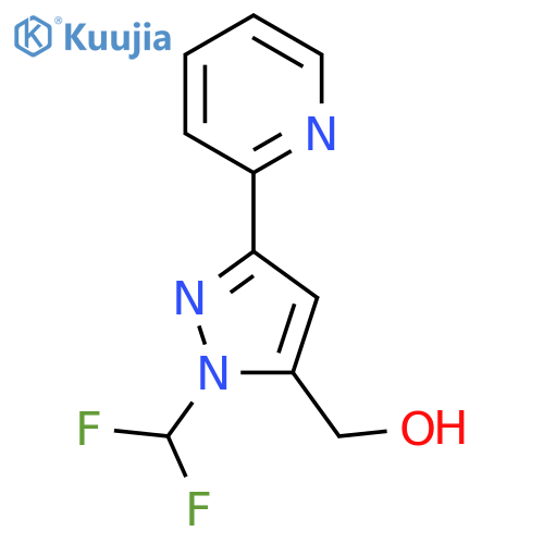 (1-(difluoromethyl)-3-(pyridin-2-yl)-1H-pyrazol-5-yl)methanol structure