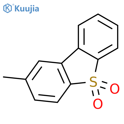 Dibenzothiophene, 2-methyl-, 5,5-dioxide structure