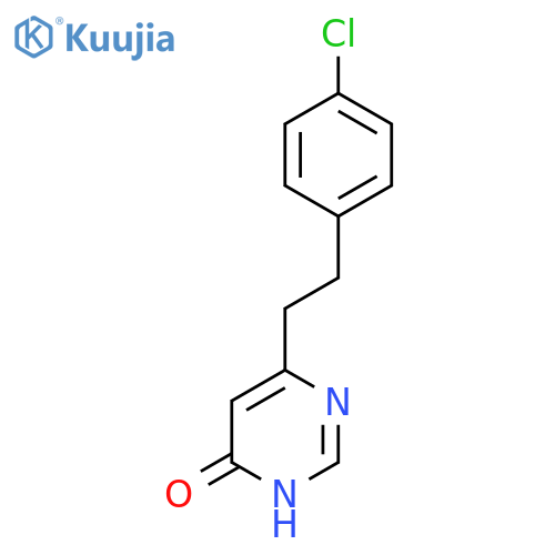 6-(4-Chlorophenethyl)pyrimidin-4-ol structure
