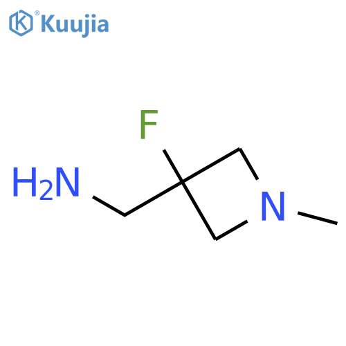 (3-fluoro-1-methylazetidin-3-yl)methanamine structure