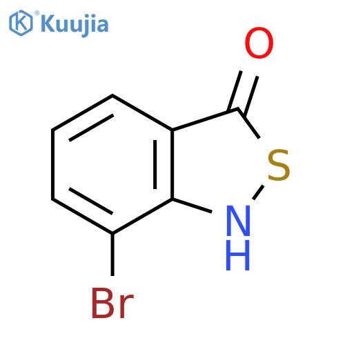 2,1-Benzisothiazol-3(1H)-one, 7-bromo- structure