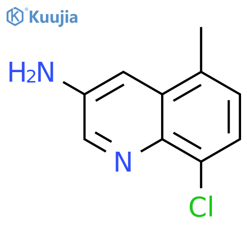 8-Chloro-5-methylquinolin-3-amine structure
