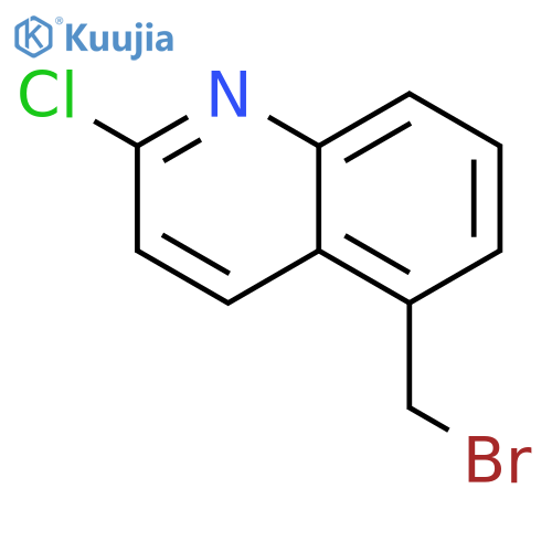 Quinoline, 5-(bromomethyl)-2-chloro- structure