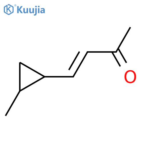 4-(2-methylcyclopropyl)but-3-en-2-one structure