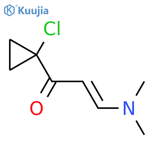 1-(1-chlorocyclopropyl)-3-(dimethylamino)prop-2-en-1-one structure